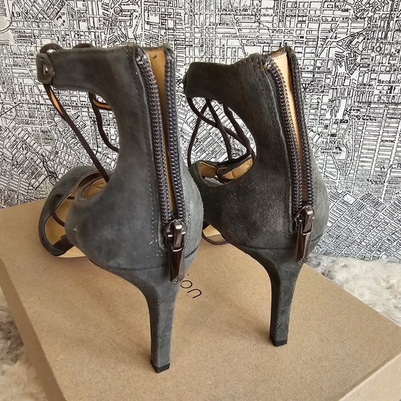 Sam Edelman- Taylor Gray  lace up heels (size 10) - Picture 3 of 5